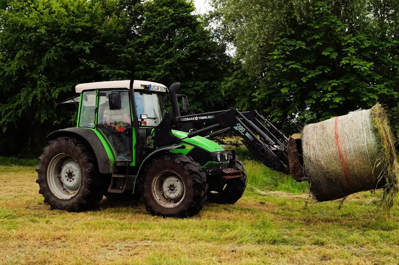 tractor, front loader, hay, collect round bales, animal feed, tractor, front loader, front loader, front loader, front loader, front loader