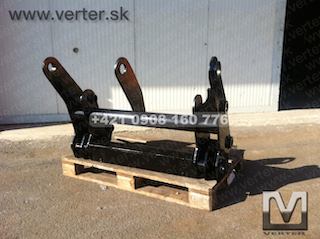 Rýchloupínač JCB predný s rúrou JCB 3-4CX